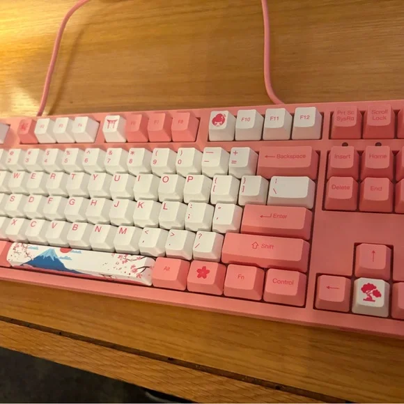 Sakura Pink Mechanical Keyboard Akko - Picture 6 of 9